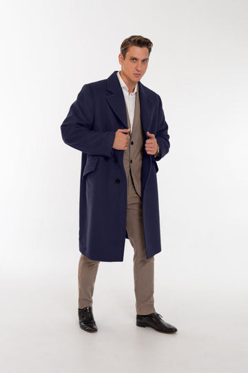 Alpaca Commander Jacket - Navy