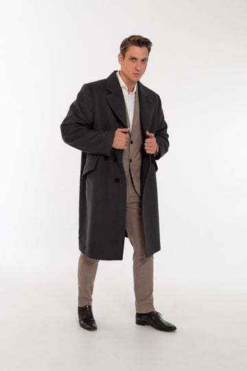 Alpaca Commander Jacket - Charcoal