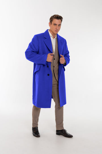 Alpaca Commander Jacket - Cobalt