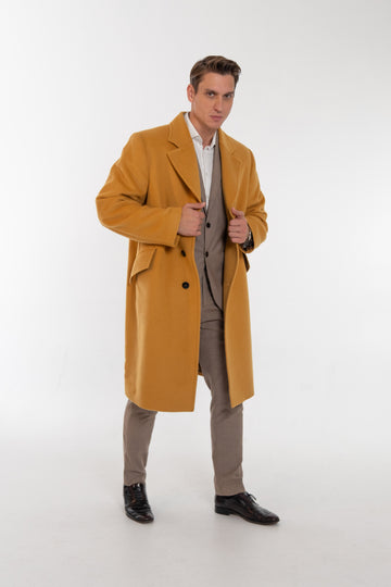 Alpaca Commander Jacket - Mustard