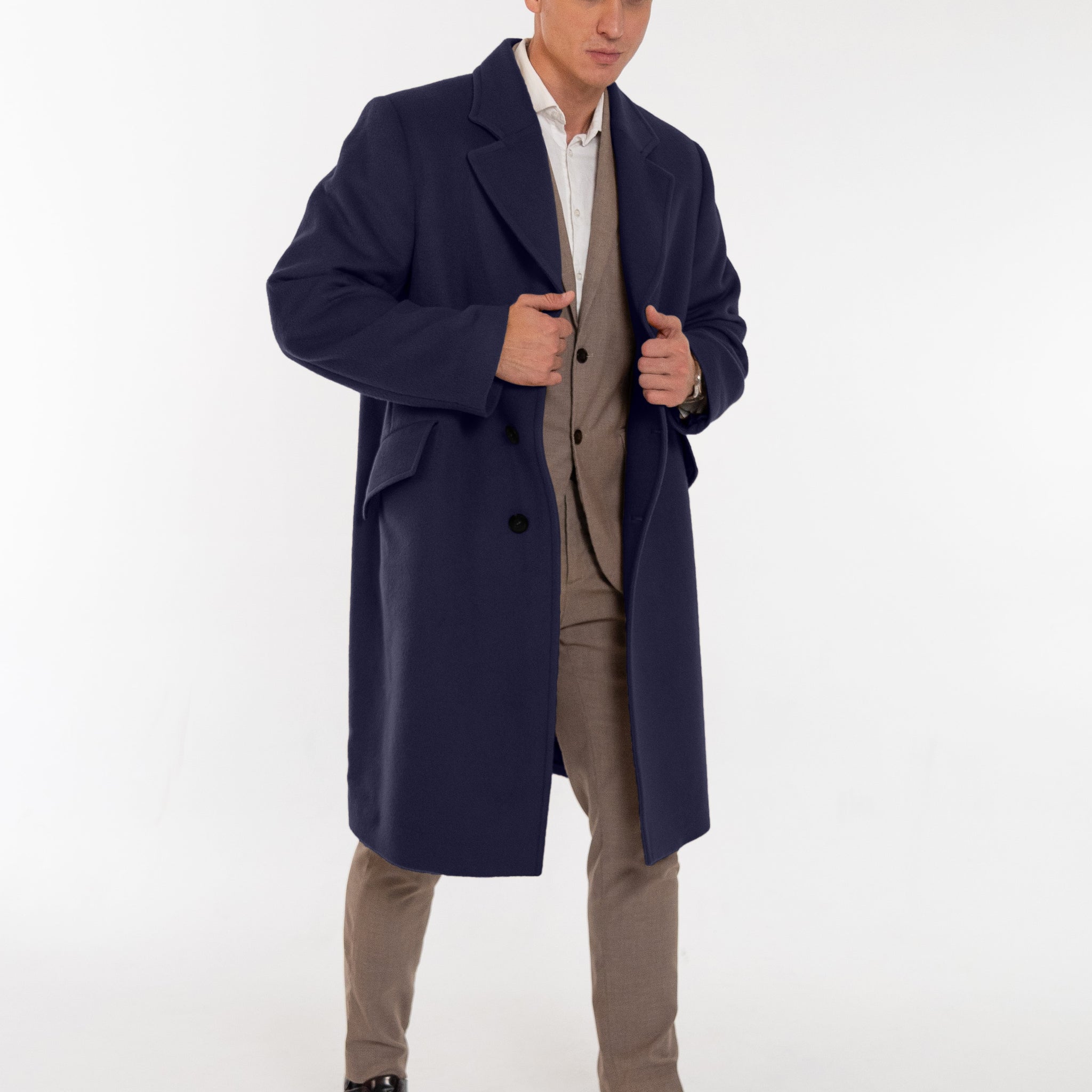 Alpaca Commander Jacket - Navy