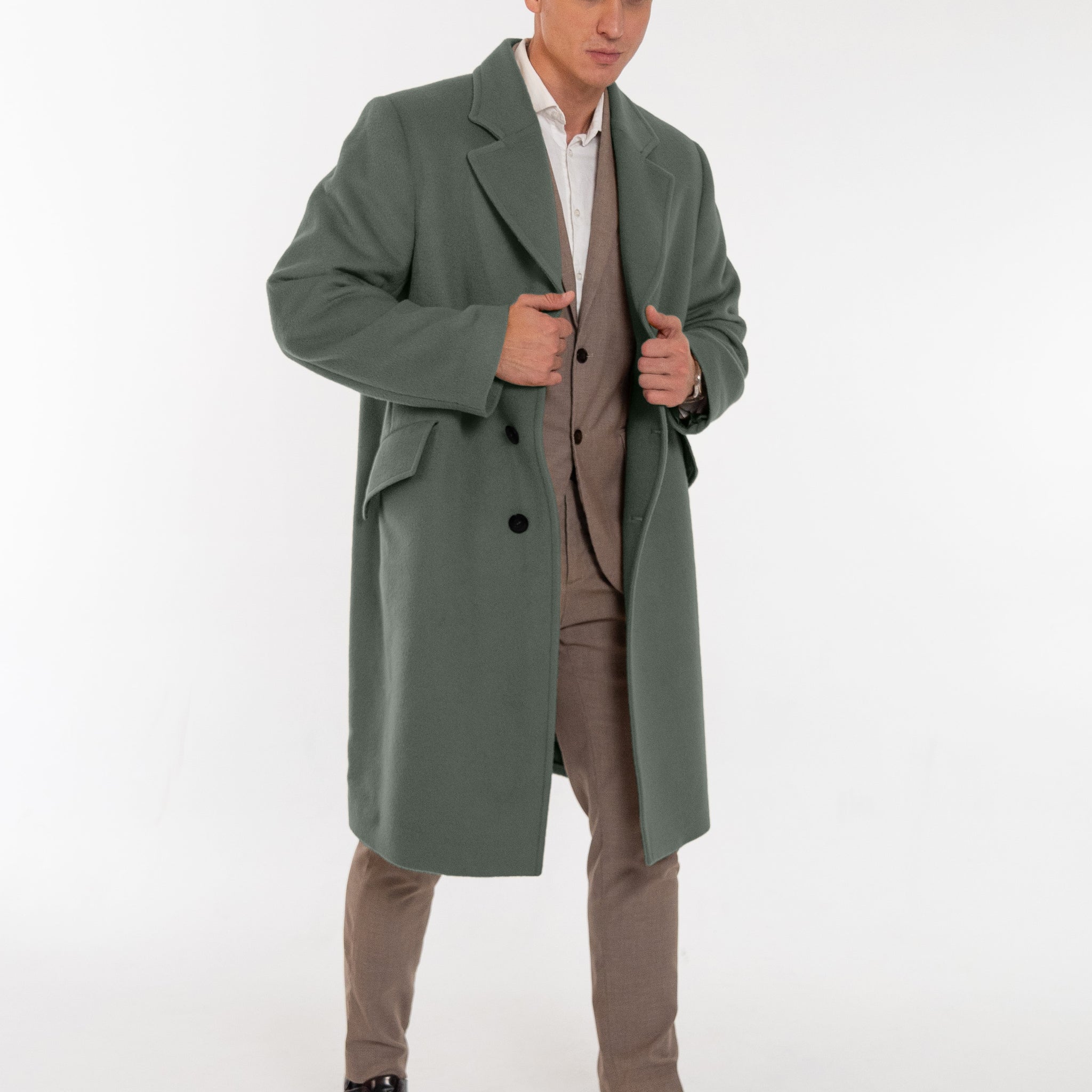 Alpaca Commander Jacket - Sage